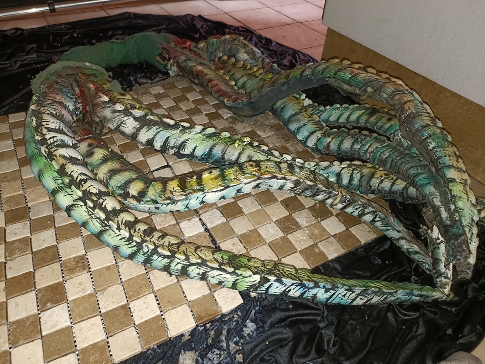 Nathan Head operating The Morgern's tentacles in the original ending